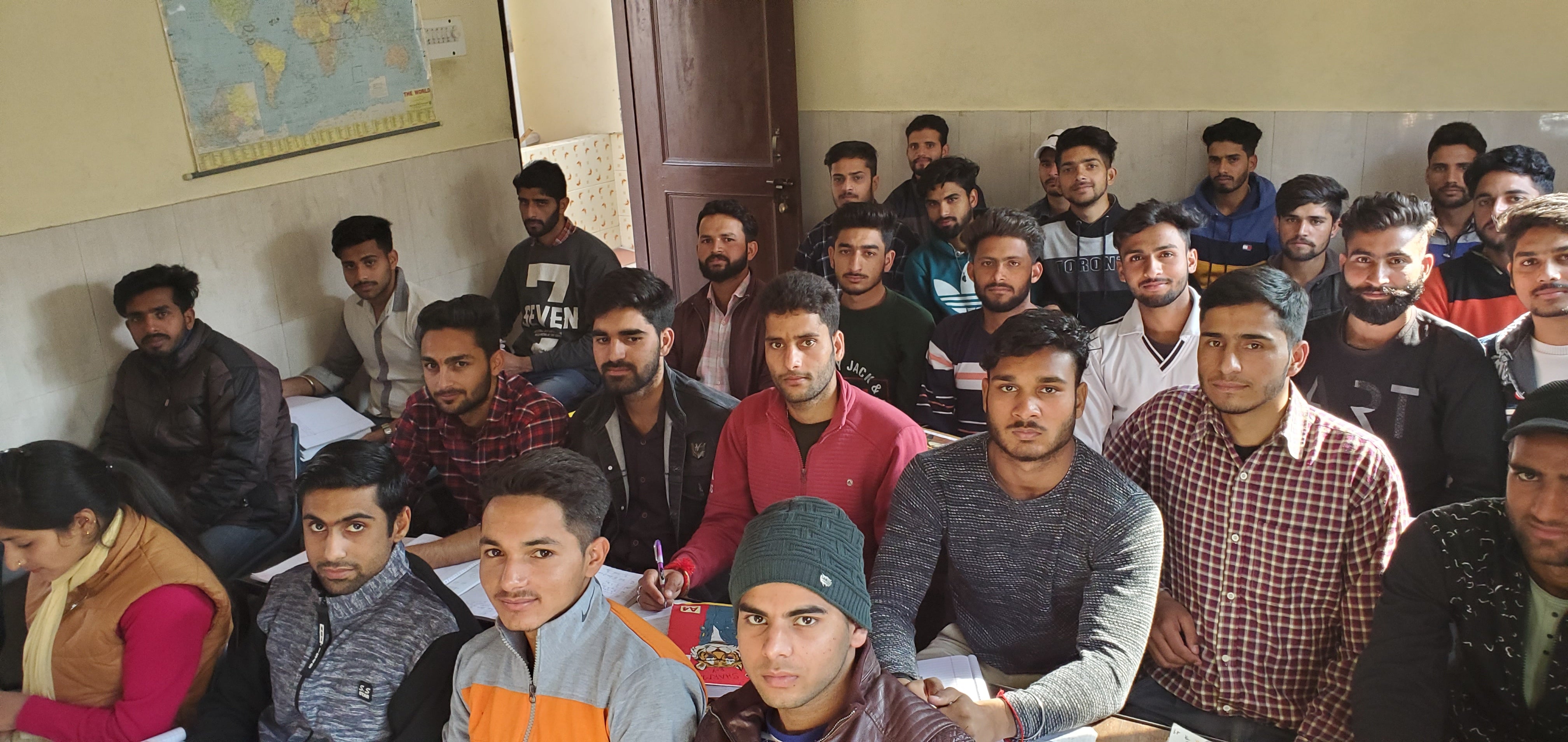 JKP SI Coaching in progress at our Ambphalla Jammu Branch