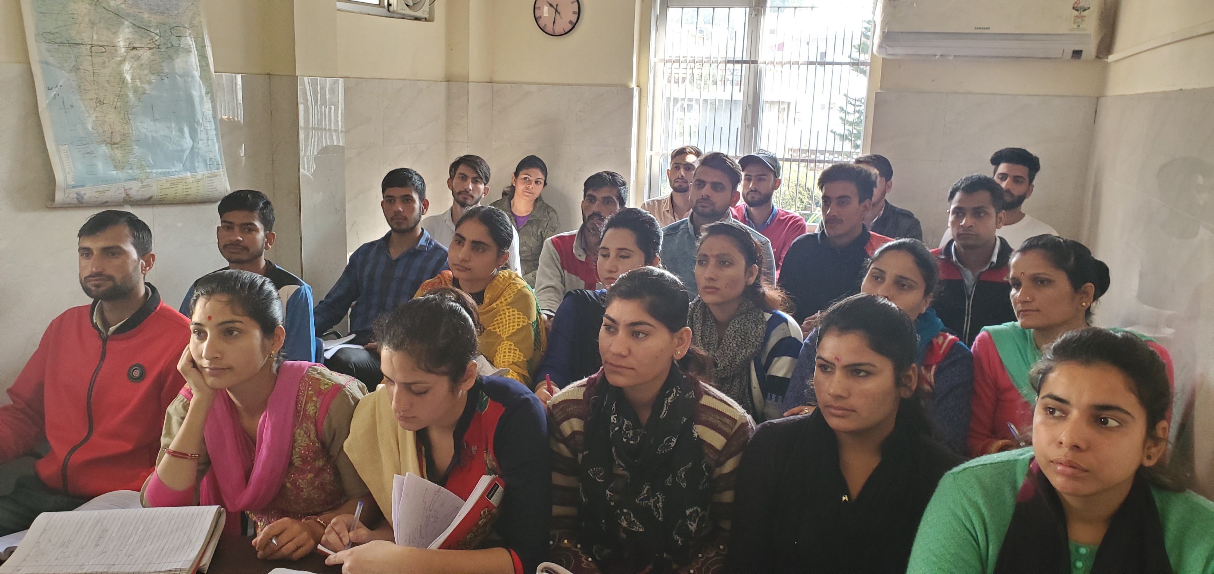 CDS Written exam coaching in progress at our Jammu Branch